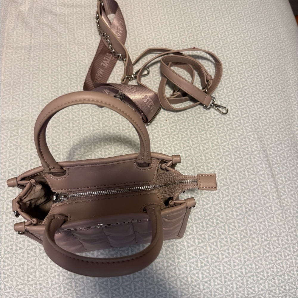 Steve Madden Blush Quilted Mini Bag